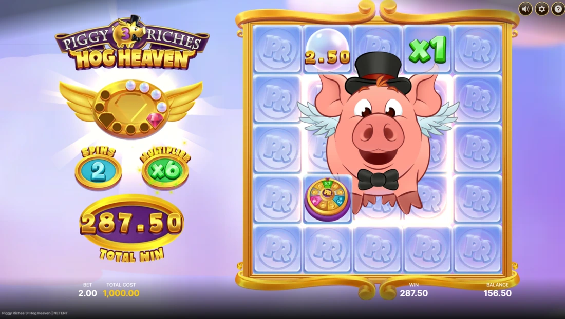 Piggy Riches 3 Hog Heaven Free Spins